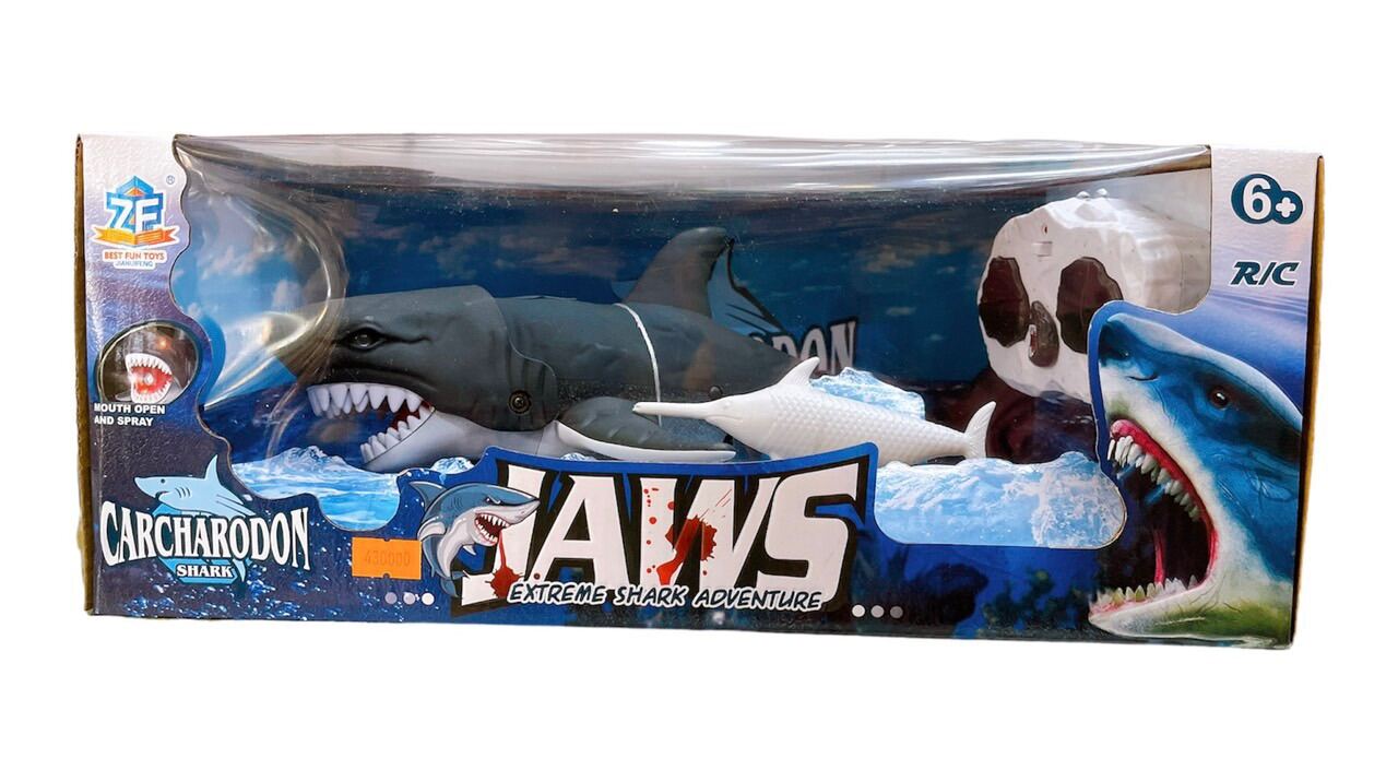 Đồ chơi điều khiển từ xa Cá Mập Baby Shark chạy, phun khói mẫu mới lạ