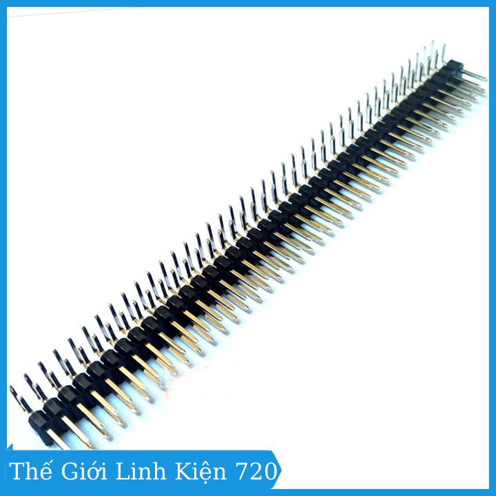 Jump đực đôi 2.54mm chân cong 2x40P