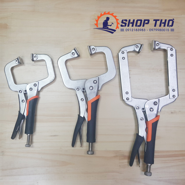 Kẹp nhanh chữ C  mở  5cm, 7cm,  14cm