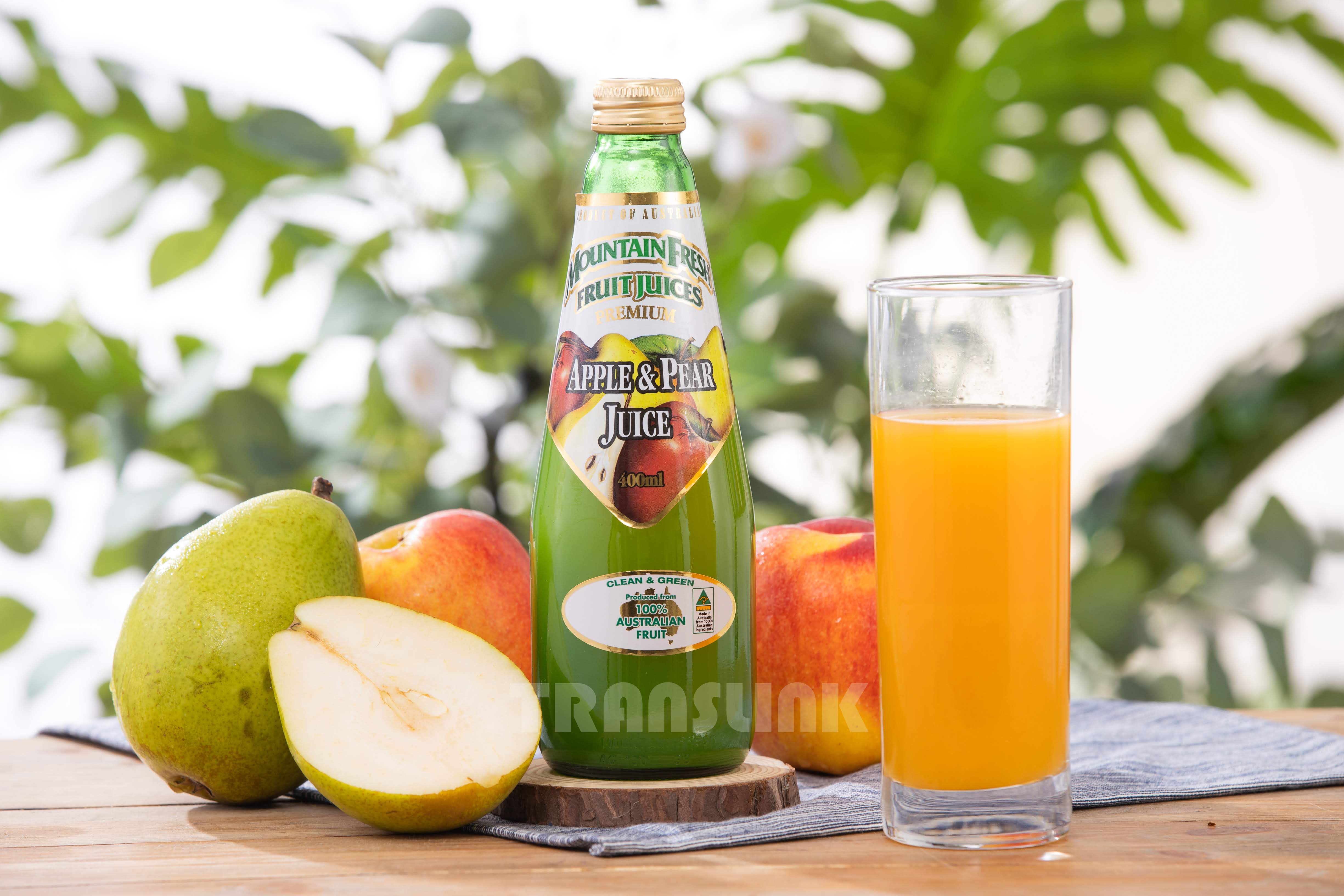 Nước ép Táo & Lê Mountain Fresh Premium Úc 400ml
