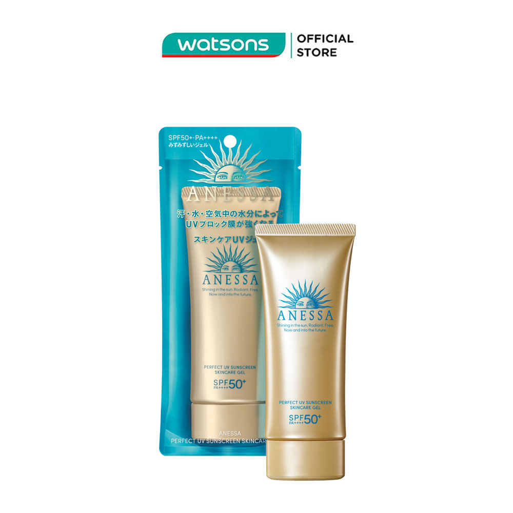 Gel Chống Nắng Anessa Dưỡng Ẩm Bảo Vệ Hoàn Hảo Perfect UV SPF50+ PA++++ 90g
