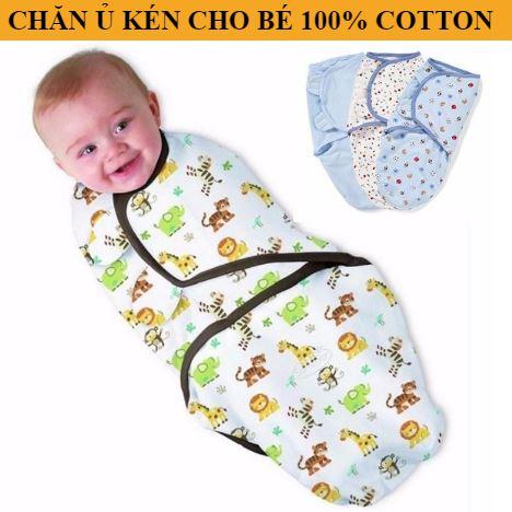 Chăn cuốn ủ kén cho trẻ sơ sinh, Giúp Bé Ngon Giấc Không Giật Mình, Chất liệu  mềm mịn, Giup bé Phát triển toàn diện.
