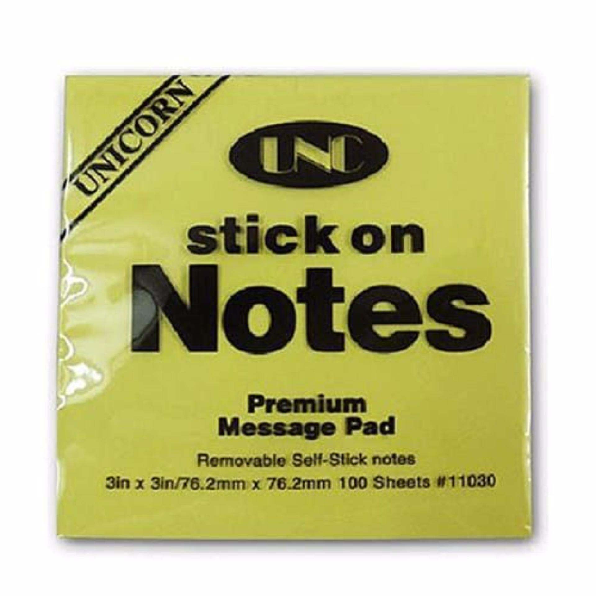 [HCM]2 xấp Giấy note vàng 3x3 UNC 76cmx76cmxấp 100 tờ