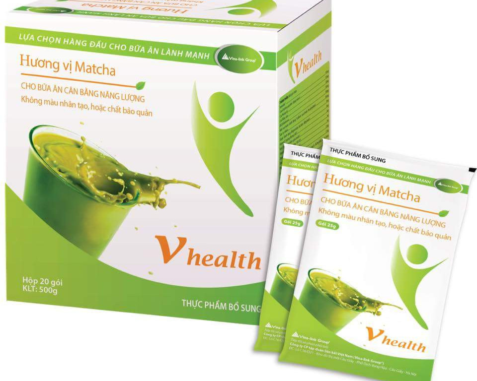 THỰC PHẨM BỔ SUNG BỘT DINH DƯỠNG VHEALTH (VỊ TRÀ XANH)
