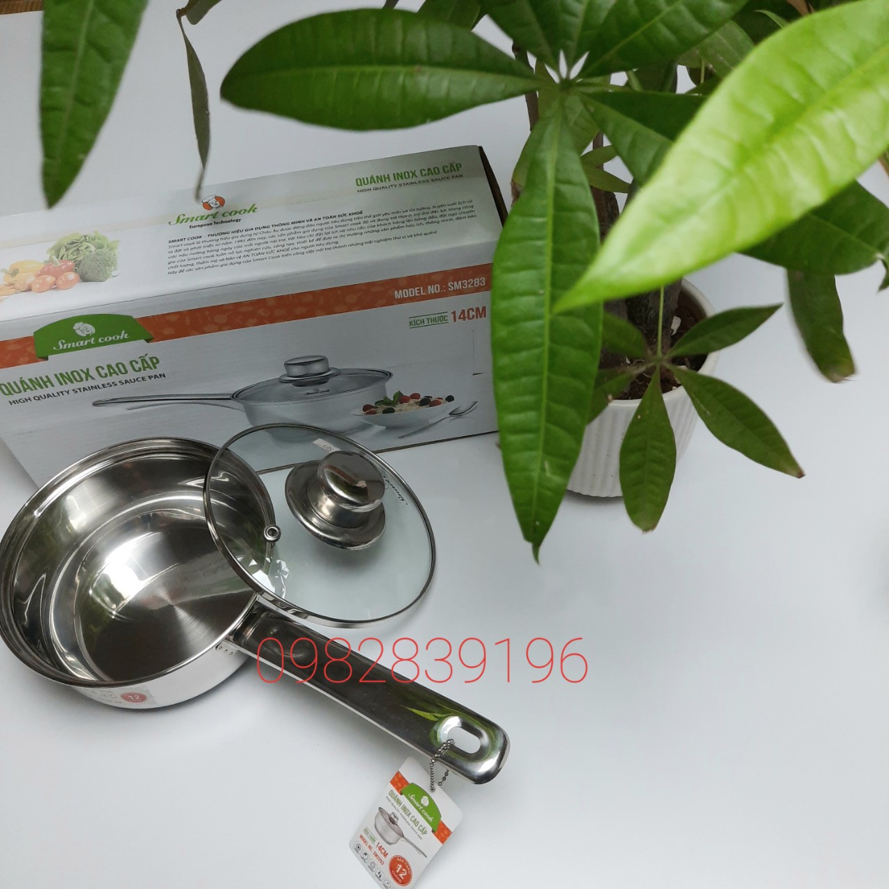 Quánh Inox ELmich Smartcook El3283  Size 14Cm