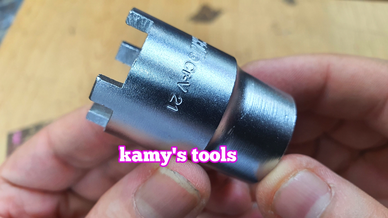 Dụng cụ mở tán nồi côn xe gắn máy 1/2 inch Hotssman 21mm đầu tuýp đầu khẩu mở nồi côn