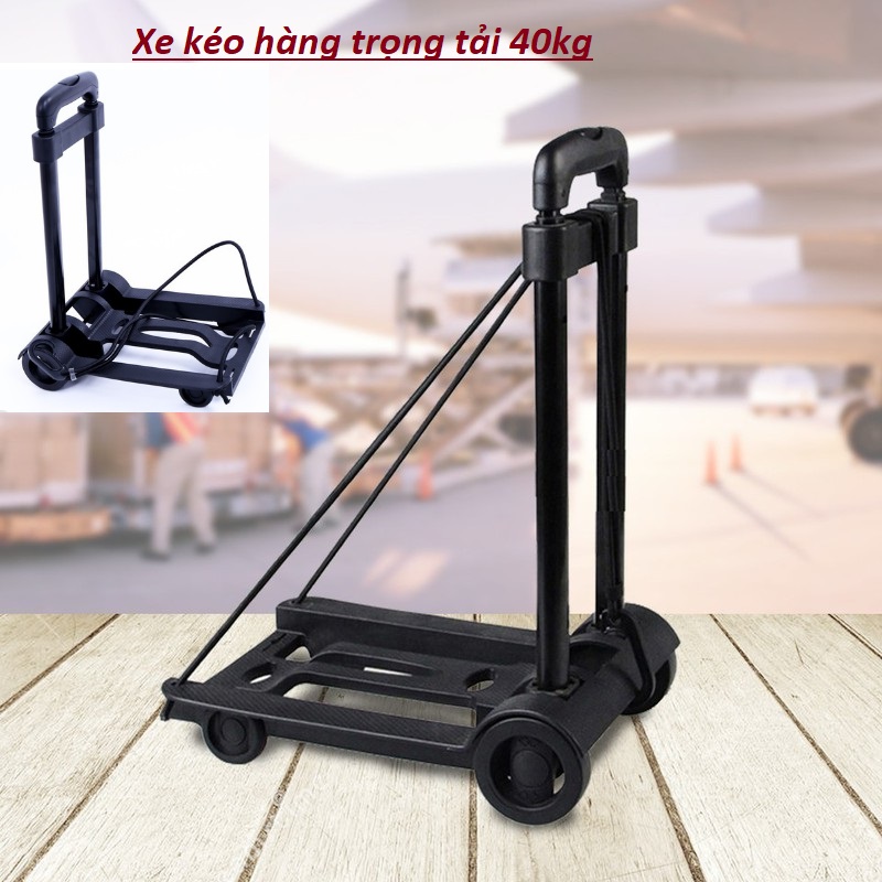 Xe kéo hàng gấp gọn trọng tải 40kg