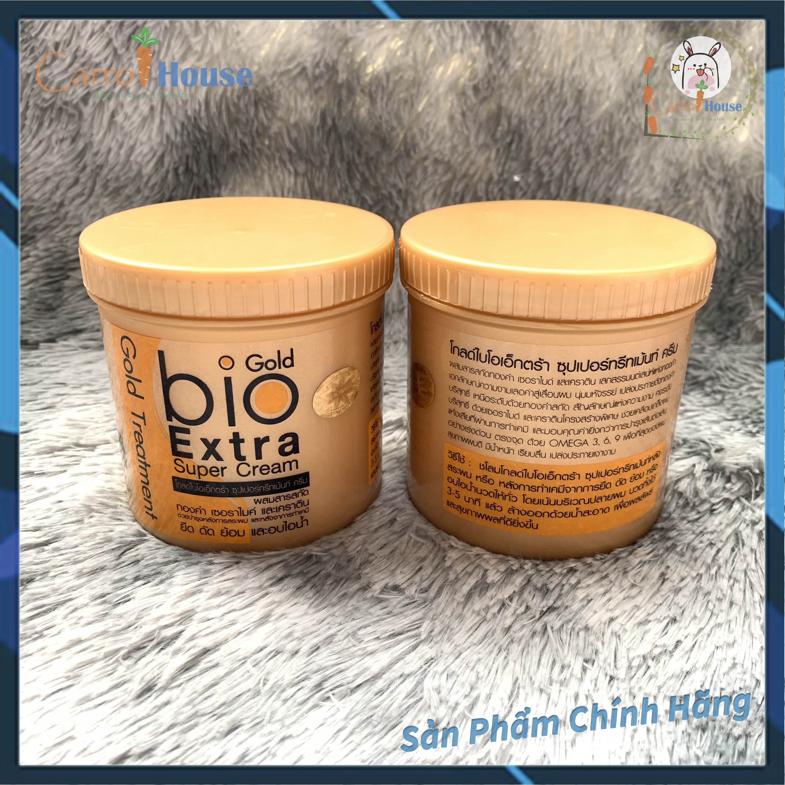 Ủ tóc Bio Gold Extra Super Cream hũ 500ml Thái Lan