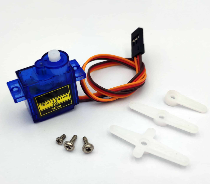 động cơ Servo SG90 xanh đỏ 180 độ ; 360 độ