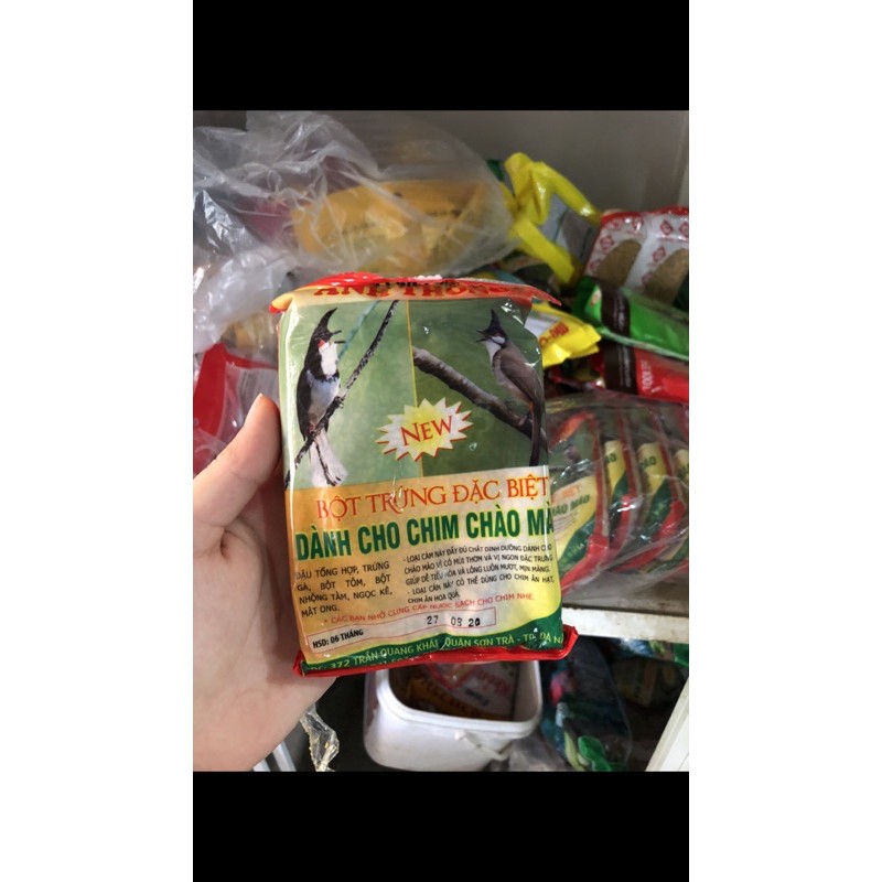 Thức ăn chim chào mào anh thông 150g - cám chim chào mào