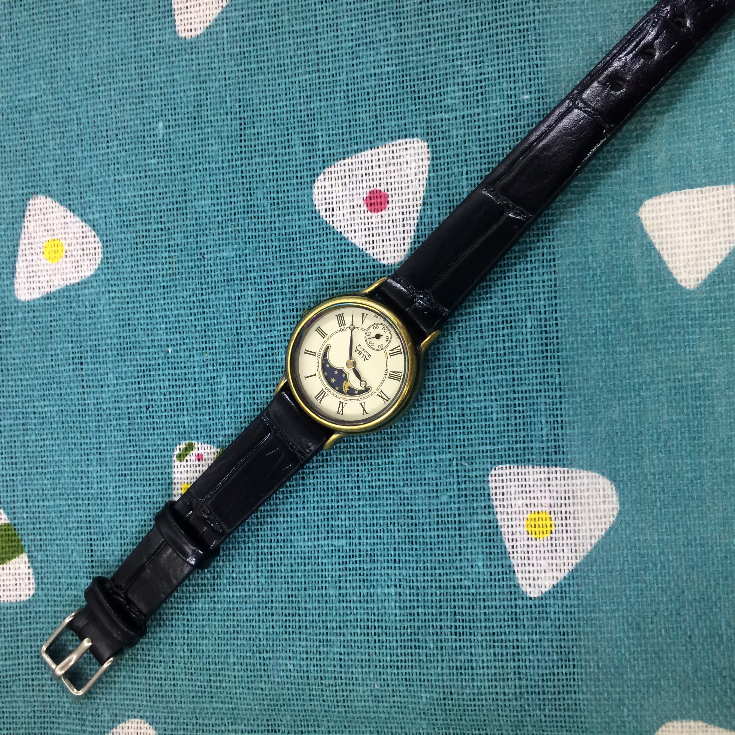 Đồng hồ nữ Alba trăng sao ngày Moon Phase