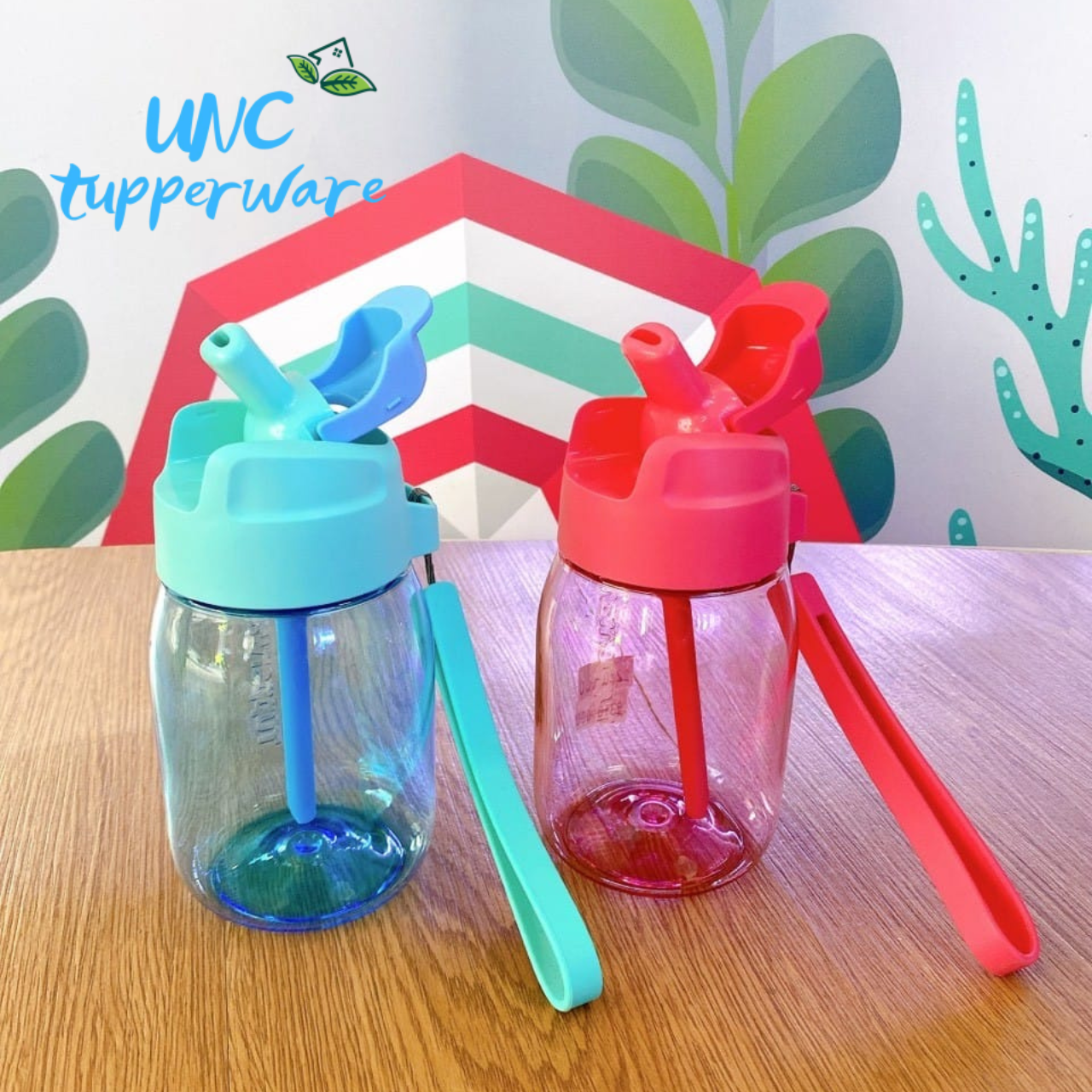 [Nhập RS0822 giảm 30k cho đơn 99k]Bình nước mini Tupperware Lohas with Straw 350ml