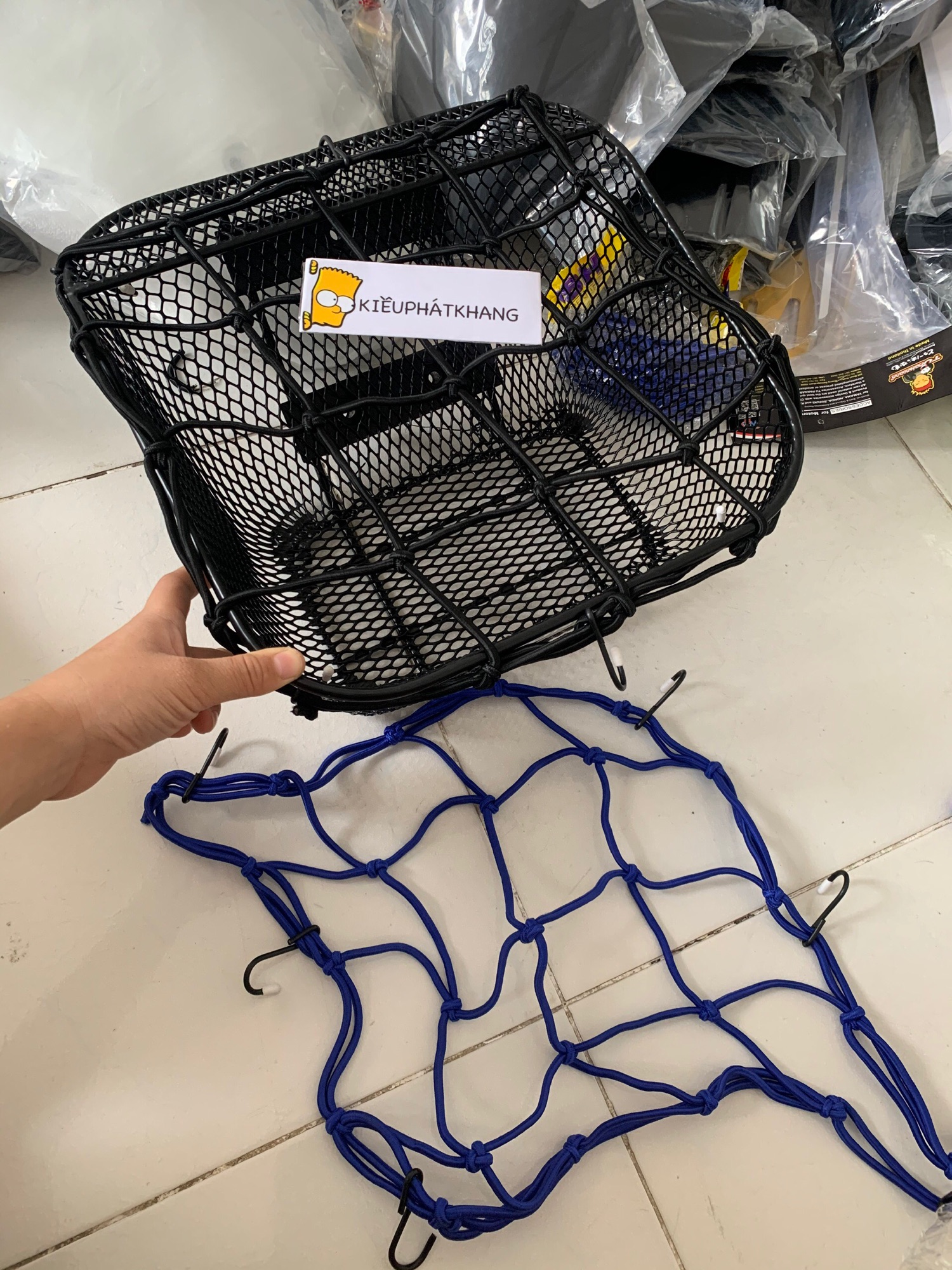 Dây Chùm Rổ.Lưới chùm rổ xe