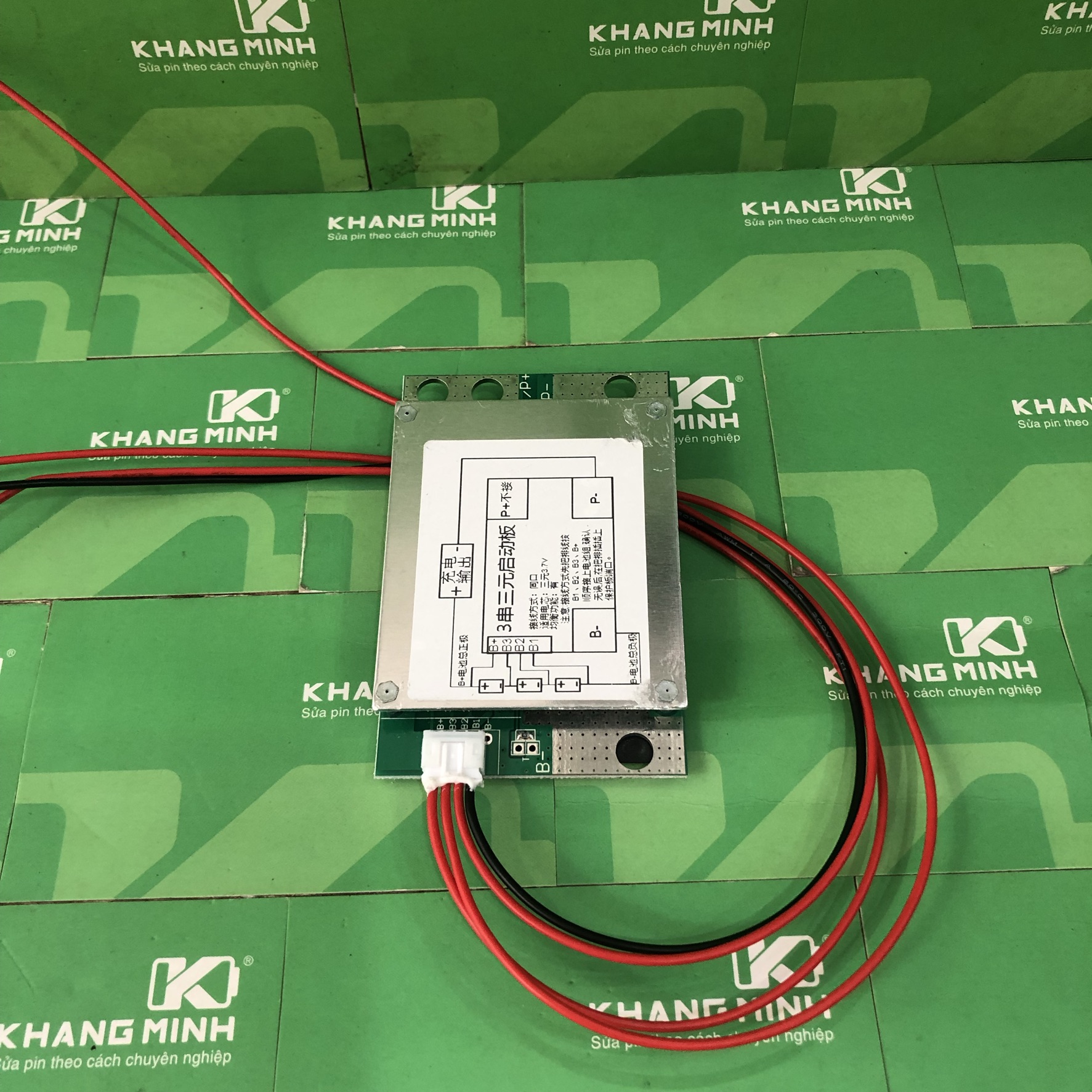 Mạch pin 3S 12V 600A Li-ion 3.7V chế bình kích ô tô xe máy