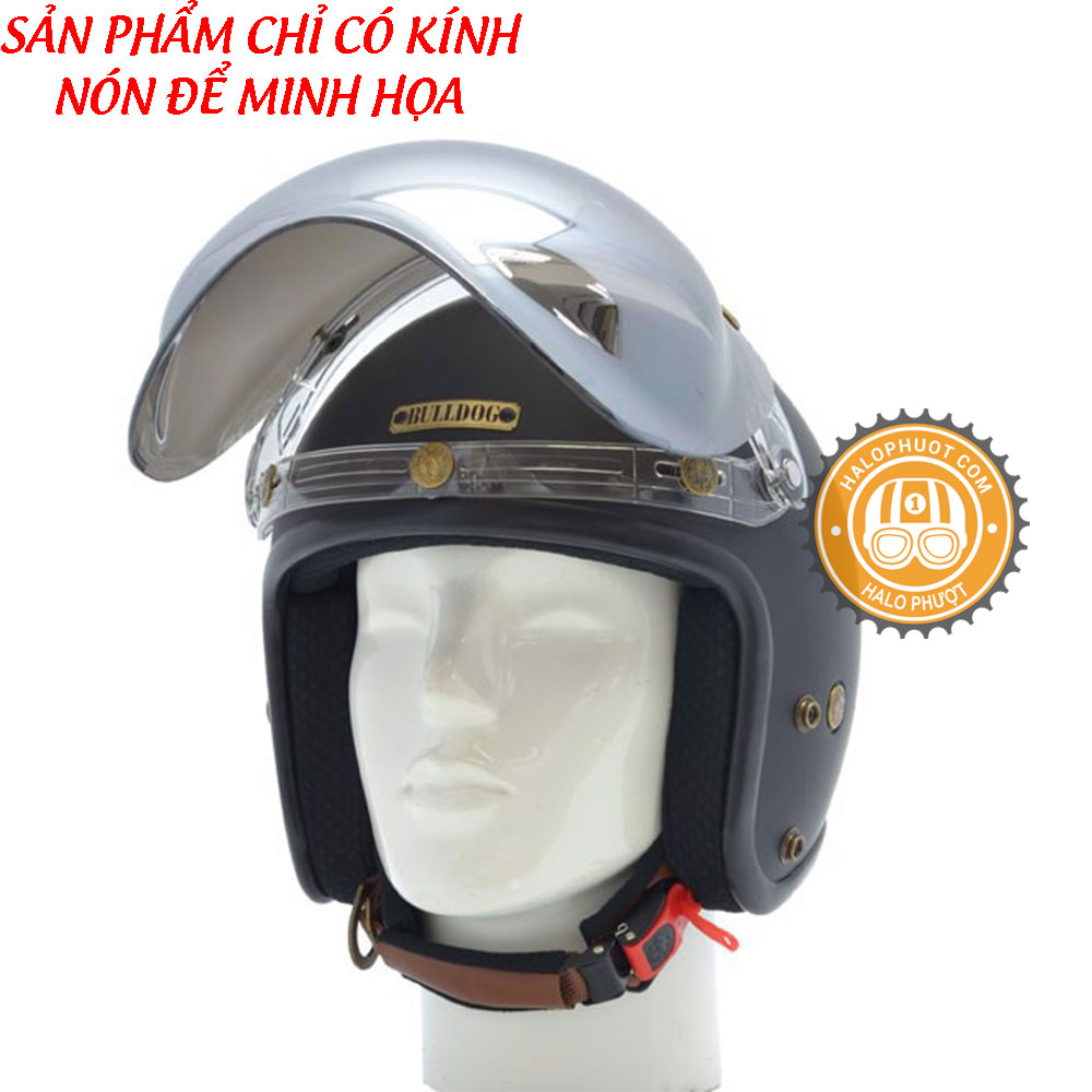 Kính Bubble Bulldog Chính Hãng (gắn nón 3/4)