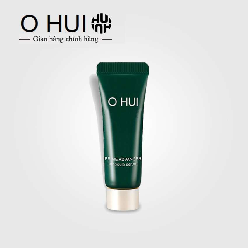 Tinh chất chống lão hóa OHUI Prime Advancer Ampoule Serum (4ml) - Serum Ohui xanh; tinh chất Ohui xanh