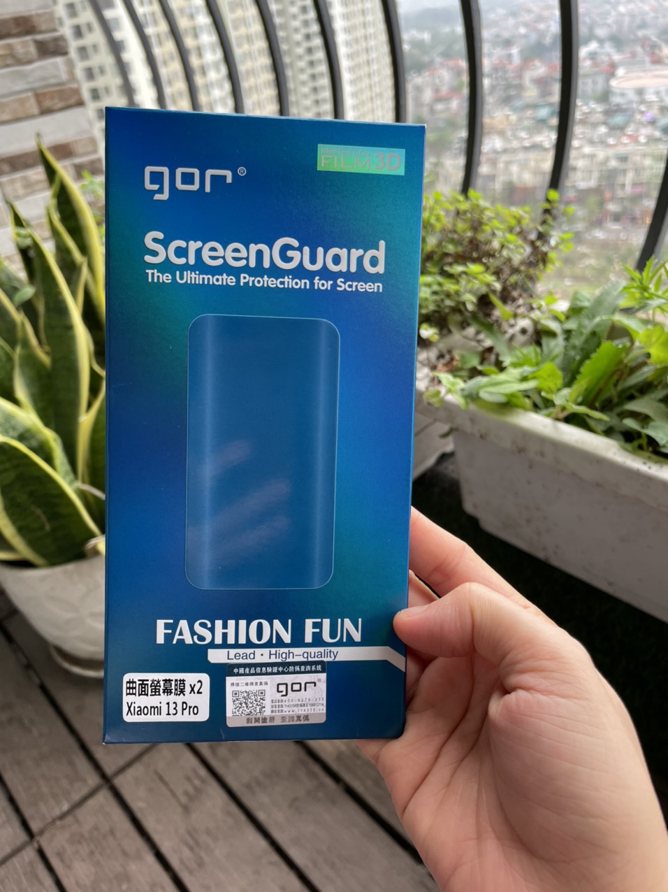 Bộ 2 Miếng dán dẻo 3D Gor cho Xiaomi 13 Pro - hiệu  Gor ( hộp 2 miếng trước)