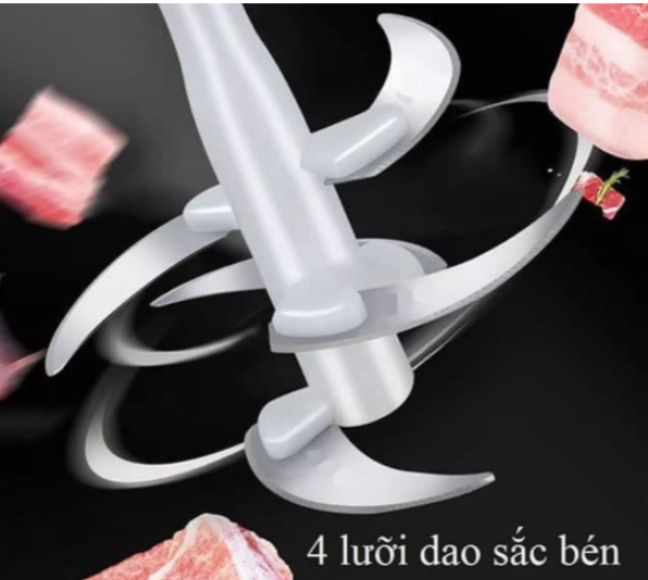 Máy xay thịt đa năng 2 chế độ dung tích 2 lít