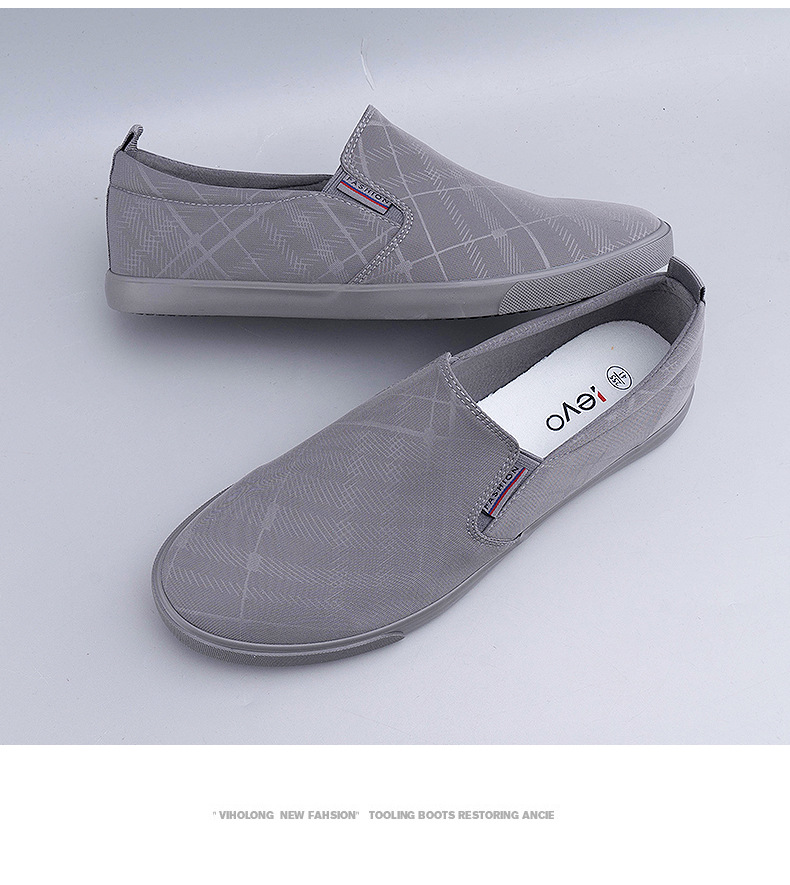 Giày lười nam - Slip on nam vải - A6206