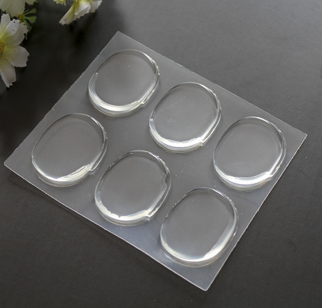 02 Lót giầy vải, silicon chống đau gót chân (1 đôi)