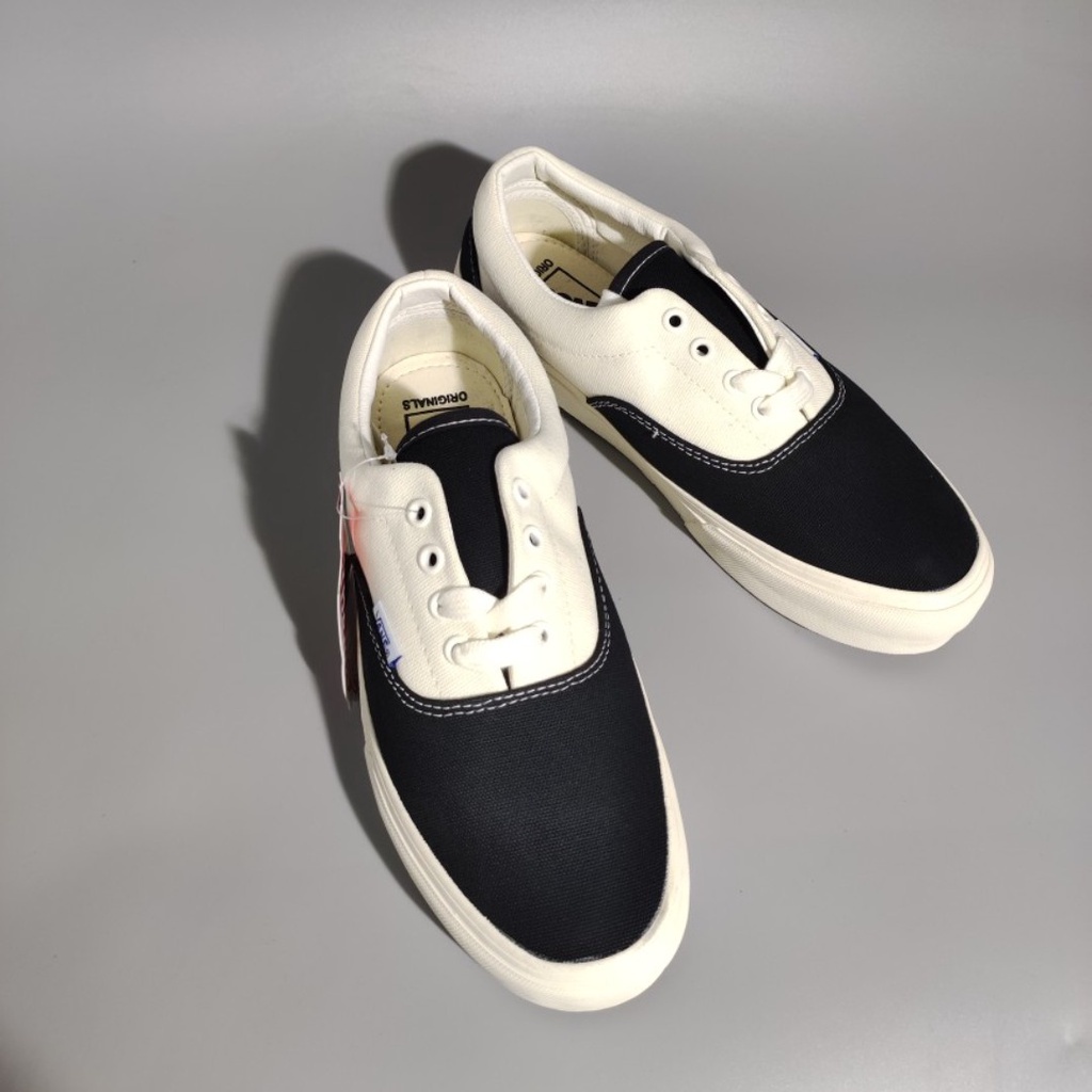 Giày thể thao VAN ERA COMFYCUSH 'BLACK MARSHMALLOW' BLACK, VANS SLIP ON TRAP Trắng đen nam nữ Hot Hit 2022 Full Bill Box