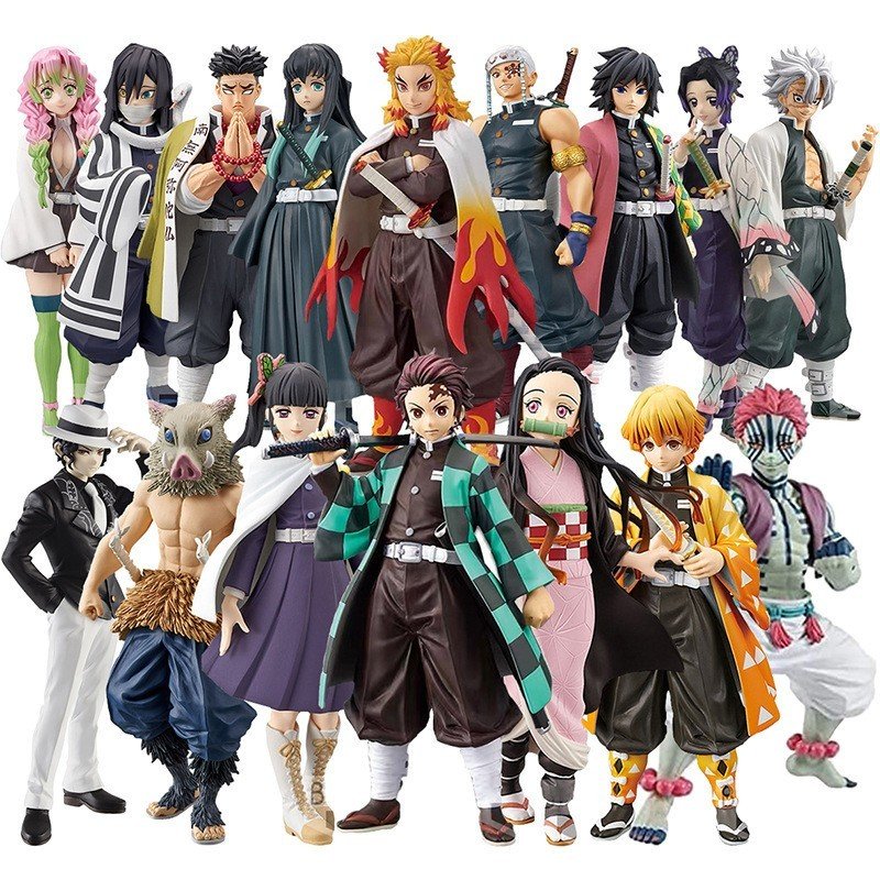 Mô hình anime manga Kimetsu No Yaiba Demon Slayer thanh gươm diệt quỷ figure anime tanjiro zenitsu