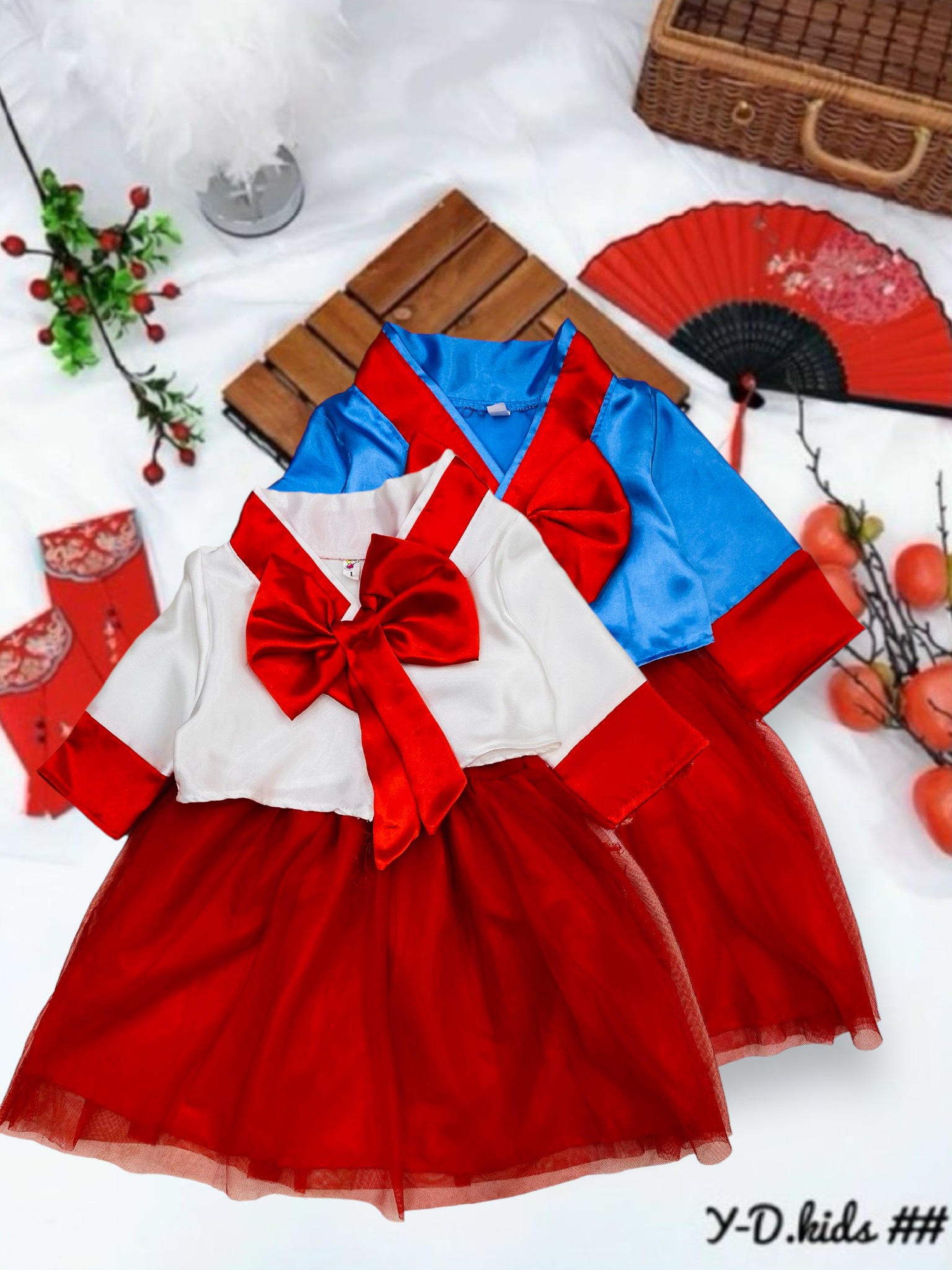 [8-22kg]  Đầm Hanbok  dành cho bé gái  (TT145)