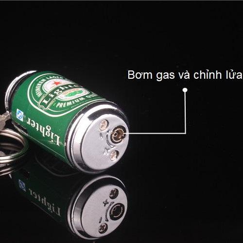 Bật Lửa Móc Khóa Hình Lon Ken Độc Đáo - Phú Hiển store