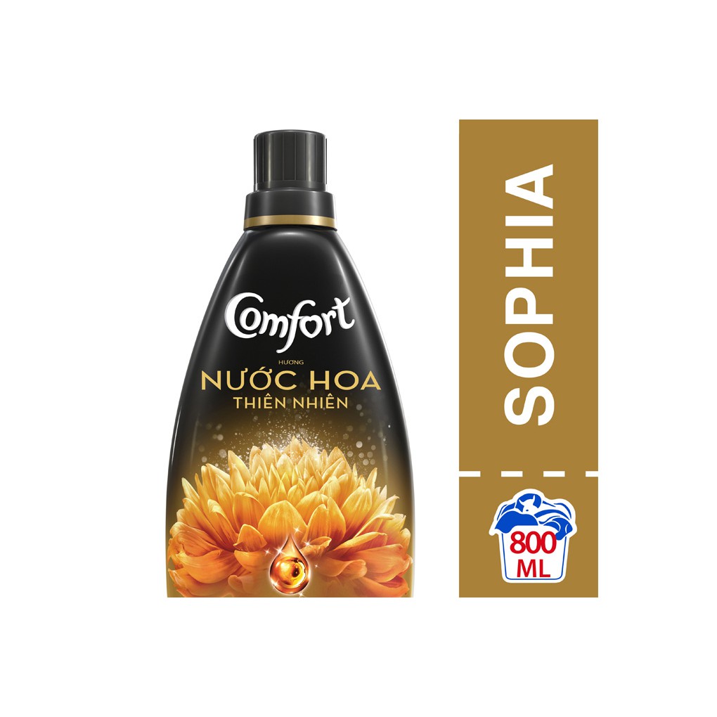HCMNước xả vải Comfort hương Nước hoa thiên nhiên Sophia chai 800ml