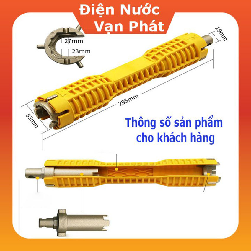 [Rẻ vô địch] [Giá hủy diệt] Cờ lê,mỏ lết đa năng chuyện dụng vặn dây cấp nước