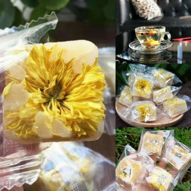 1kg trà hoa cúc đường phèn