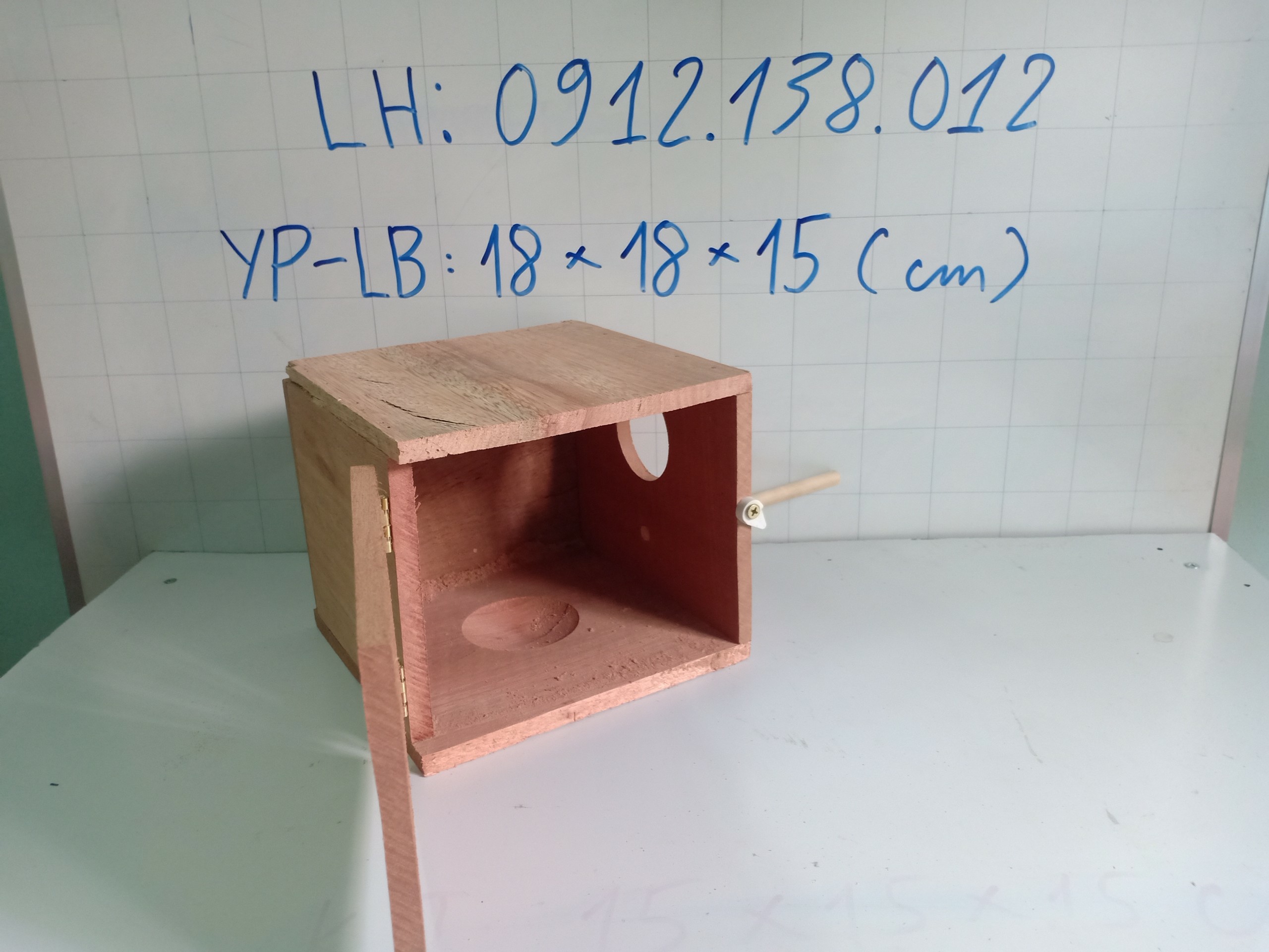 Tổ đẻ VẸT YẾN PHỤNG - KT 18*18*15 cm