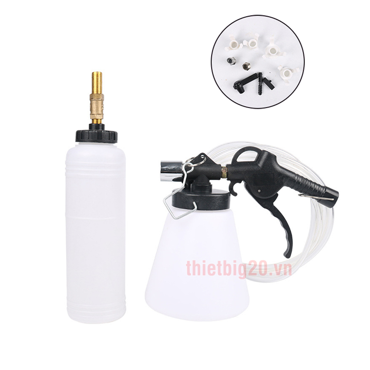 Bộ dụng cụ hút xả E dầu phanh, xả gió thắng ô tô xe máy bằng khí nén GDC11