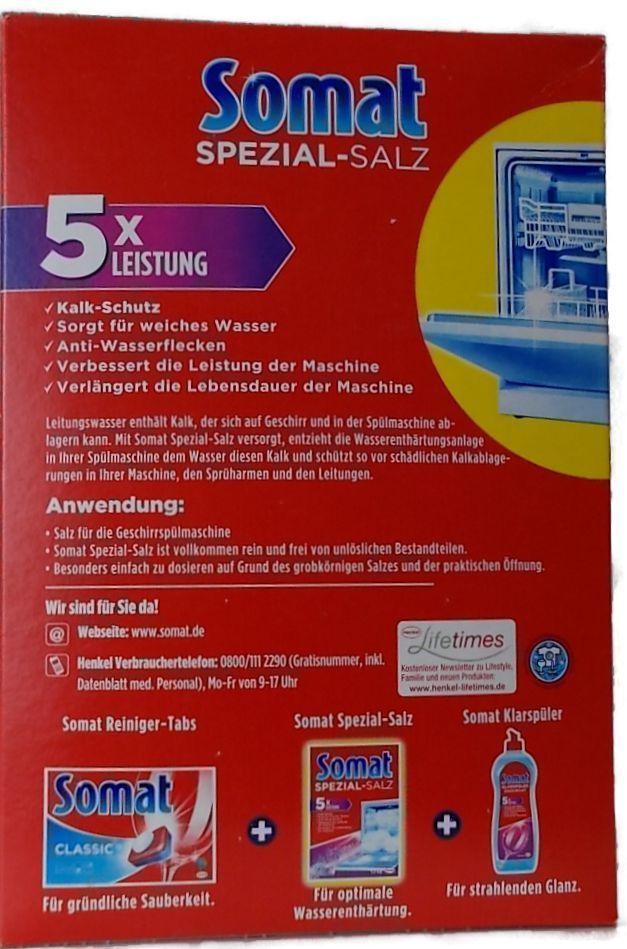 [HCM]Muối rửa ly - bát Somat 1.2kg - Đức