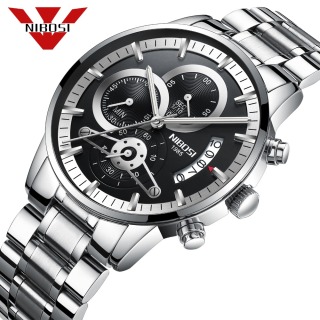 [ XẢ HÀNG ] Đồng hồ nam Nibosi 2325 chạy 6 kim lịch ngày dây thép đẳng cấp doanh nhân đồng hồ thời trang nam XP-2325S thumbnail