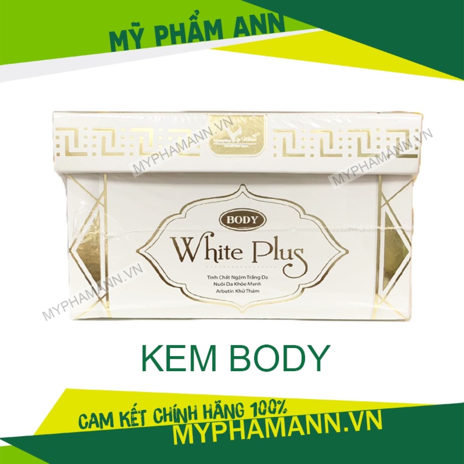 Kem body vip white chính hãng - kem body chống nắng spf 45+
