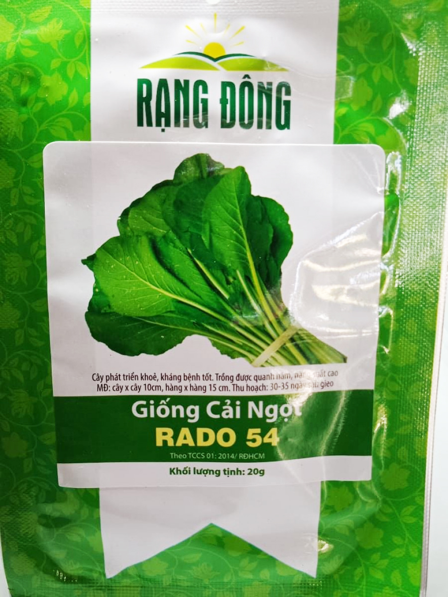 Hạt Giống Cải Ngọt Gói 100gr - RADO 54