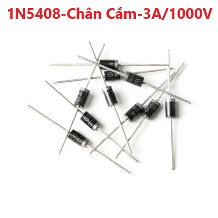 Gói 10 con 1n5408 - diode chỉnh lưu 3a/1000v in5408 chân cắm dip 5408