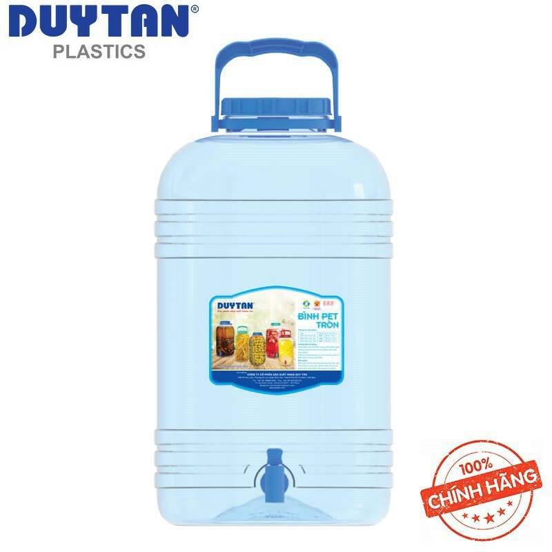 [HCM]Combo 2 Bình PET Tròn Đựng Nước Uống 15 Lít 20 Lít ( Có Vòi)