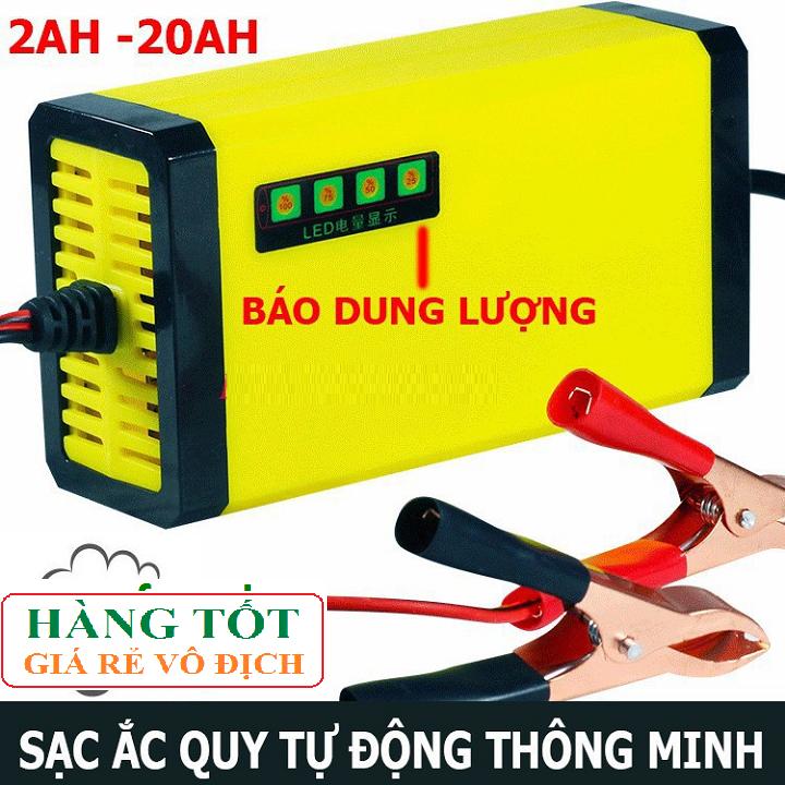 [HCM]Sạc bình Acquy tự động 12V cho xe Ô tô xe máy