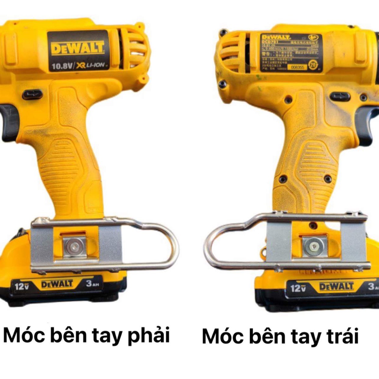 Móc gắn máy khoan, máy bắn vít