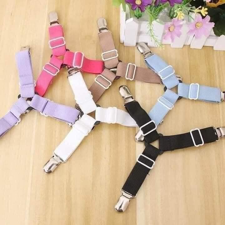 Sét 4 kẹp ga giường chống xê dịch