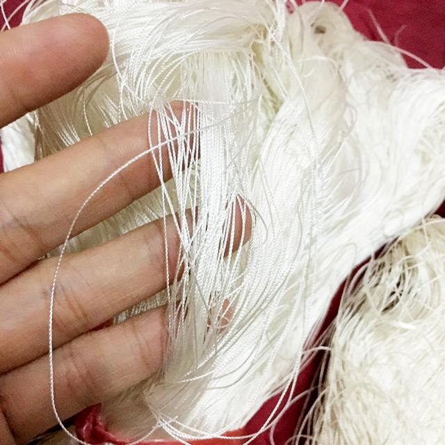 Dây dù trắng 1mm- túi 1kg