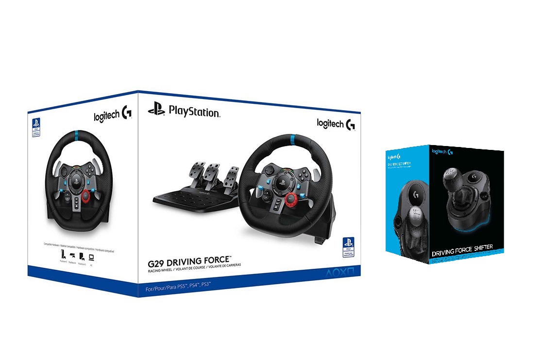 Vô lăng logitech g29 cho ps5, ps4 và pc - hàng nhập khẩu