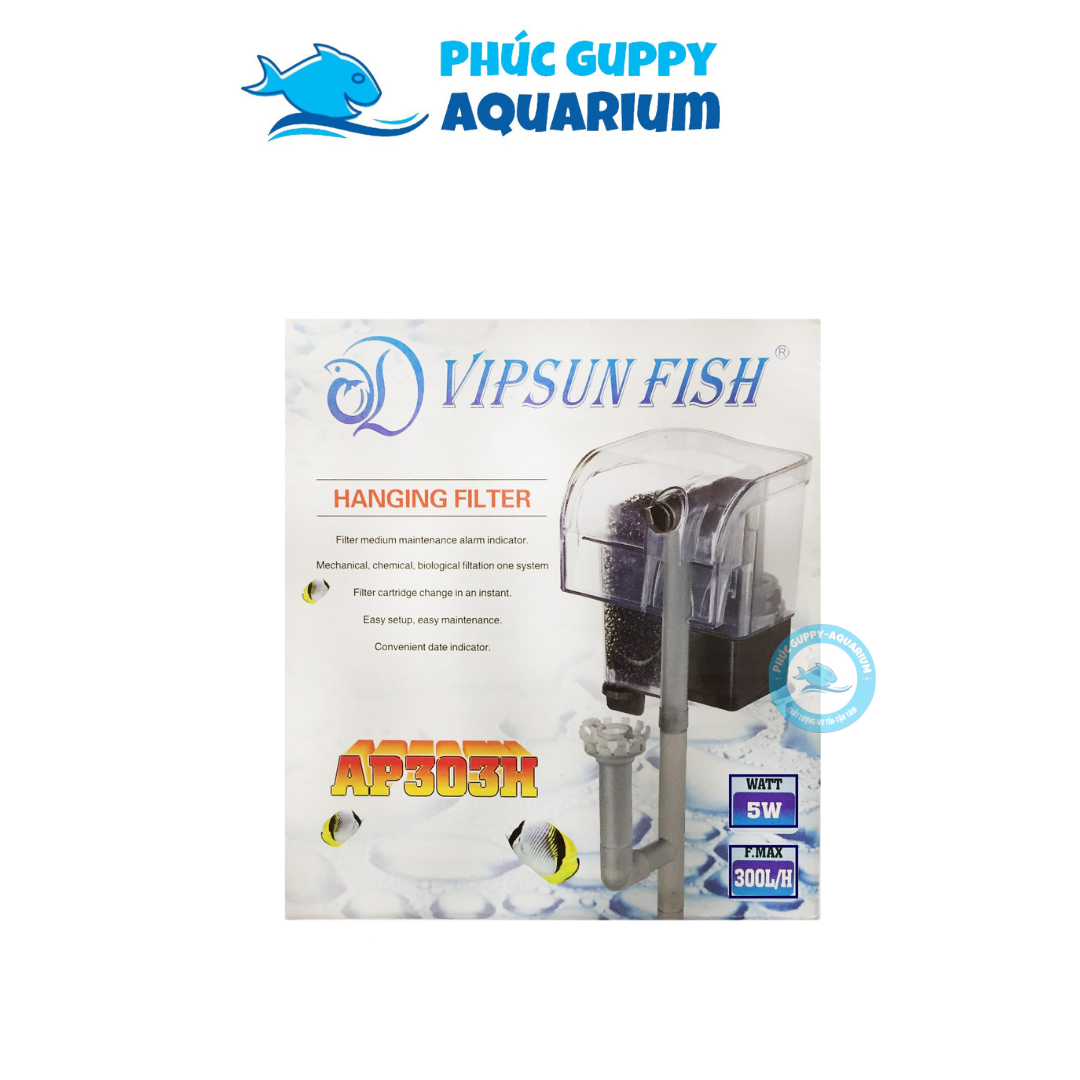 Máy Lọc Thác Bể Cá VIPSUN FISH AP-303H (5W-300L/H)