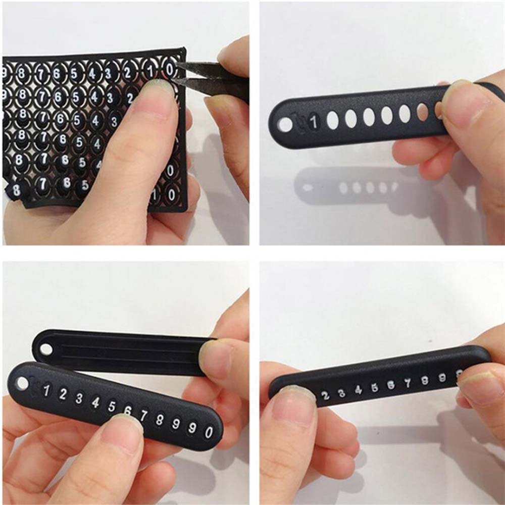 Móc Treo Chìa Khóa Gắn Thẻ Số Điện Thoại Mini