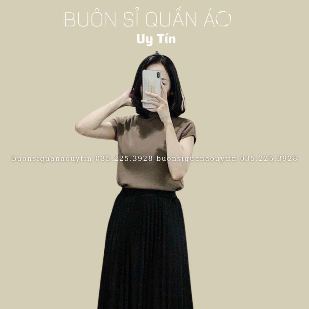 Áo len nữ cộc tay hến nhiều màu