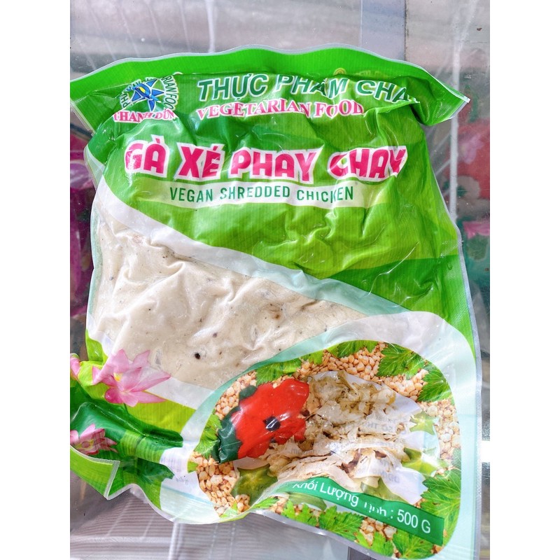 Gà xé phay chay thanh dũng gói 500g