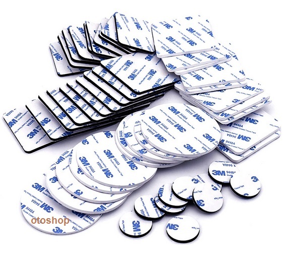 Set of 10 3m 9448A Double-Sided Adhesive Stickers