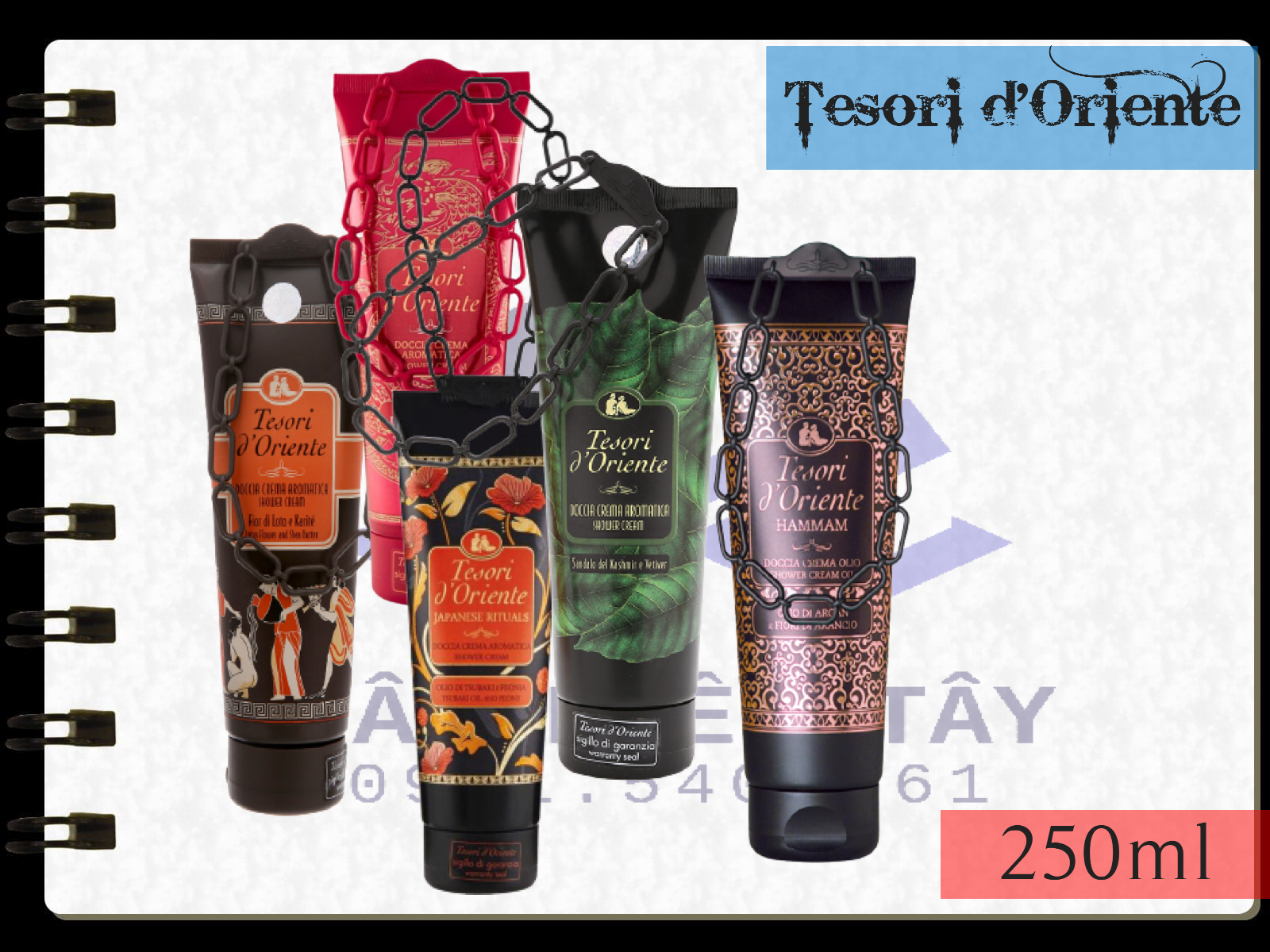 Sữa Tắm Nước Hoa Tesori d'Oriente 250ml – Hương Ý Thơm Lâu